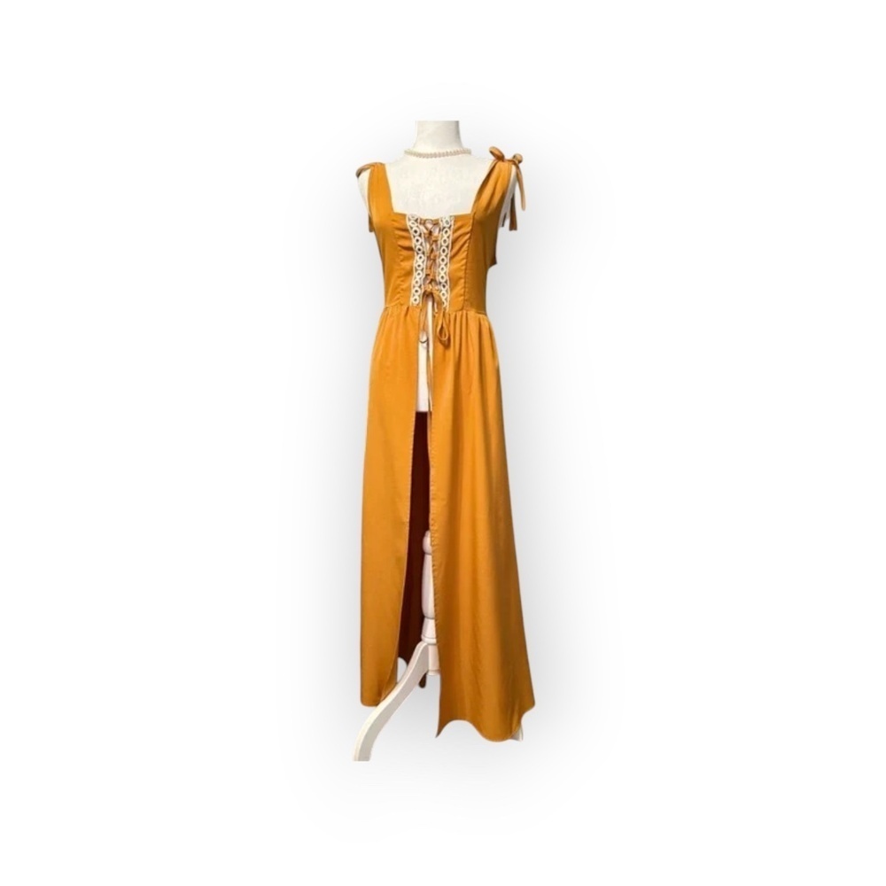 🛍️ 90 % polyester 10% spandex open front long dress or (cover up)